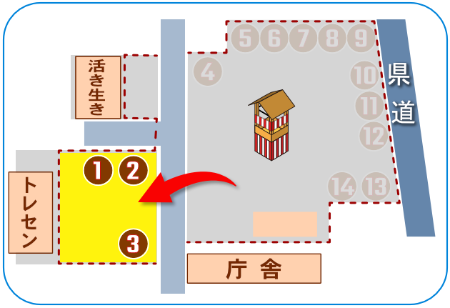 トレセン前マップ